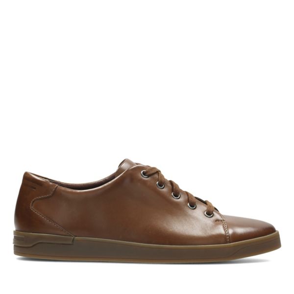 Clarks Mens Stanway Lace Trainers Brown | CA-5098762